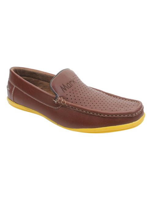 multi leather slip on loafers - 11534462 - Very Small Image - 1