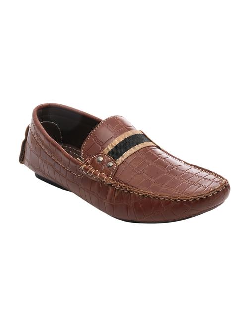 tan leather slip on loafers - 11534482 - Very Small Image - 1