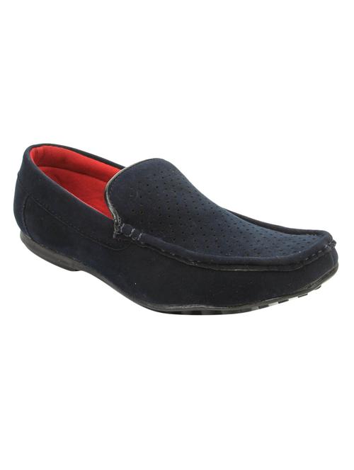 blue leather slip on loafers - 11534499 - Very Small Image - 1