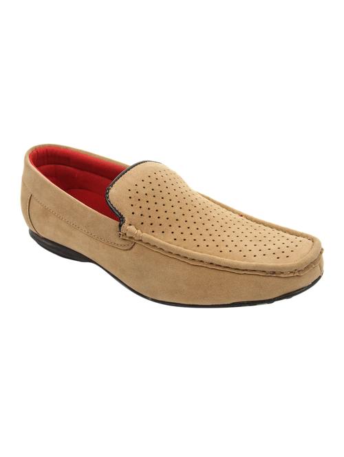 tan leather slip on loafers - 11534501 - Very Small Image - 1