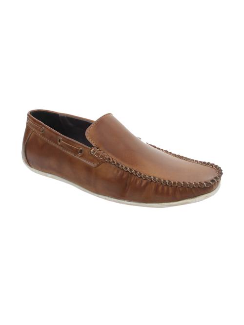 tan leather slip on loafers - 11534512 - Very Small Image - 1