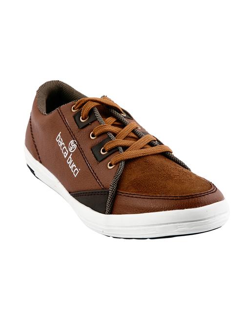 brown suede lace up sneaker - 11534642 - Very Small Image - 1