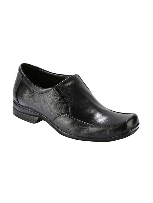 black leatherette formal slip on - 11534750 - Very Small Image - 1