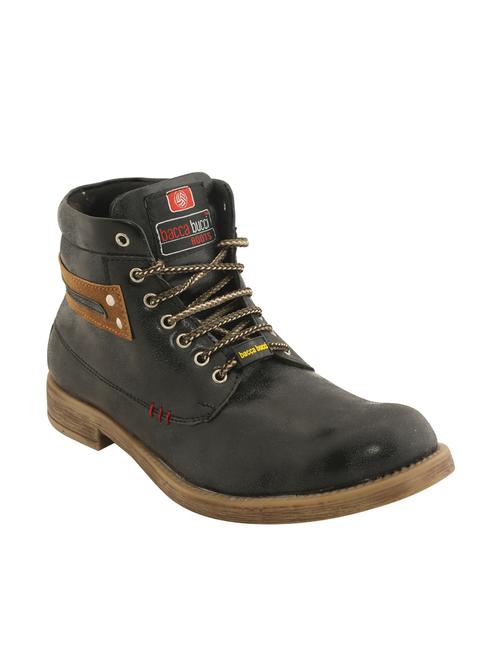 black lace up casual boot - 11534900 - Very Small Image - 1