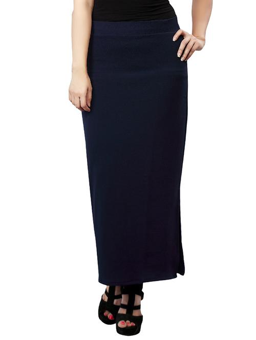 navy blue acrylic skirt - 11535285 - Very Small Image - 1