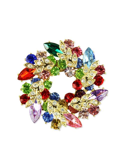 multi colored metal brooch - 11535928 - Very Small Image - 1
