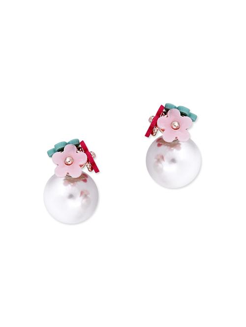 white crystal studs earring - 11535950 - Very Small Image - 1