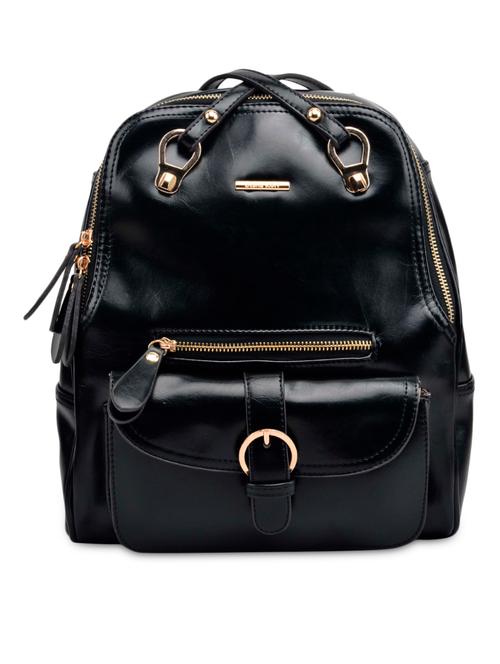 black leatherette backpack - 1153814 - Very Small Image - 1