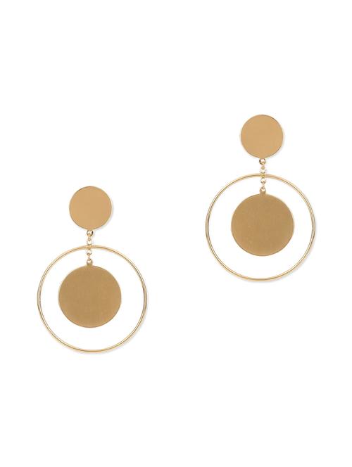 gold toned embellished metal earrings - 11538900 - Very Small Image - 1