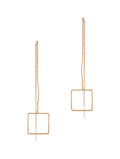 gold toned metal earrings - 11538912 - Very Small Image - 1