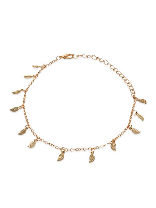 gold metal anklets and payal - 11539018 - Very Small Image - 1