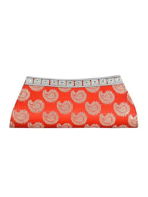 red leatherette (pu clutch - 11547008 - Very Small Image - 1