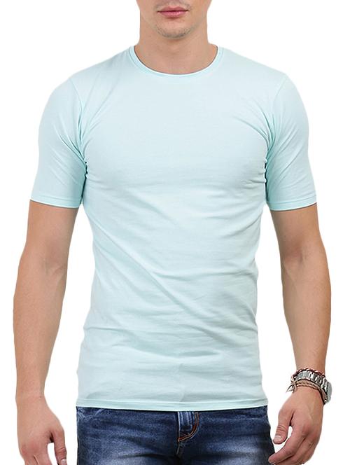 light blue cotton t-shirt - 11552320 - Very Small Image - 1