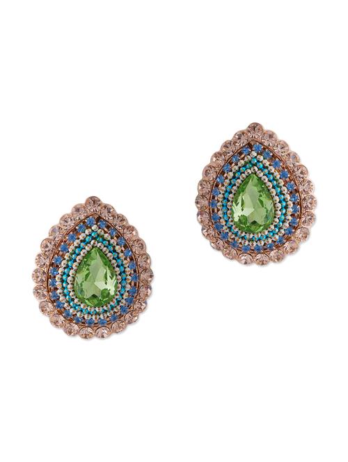 multi colored metal studs earrings - 11556239 - Very Small Image - 1