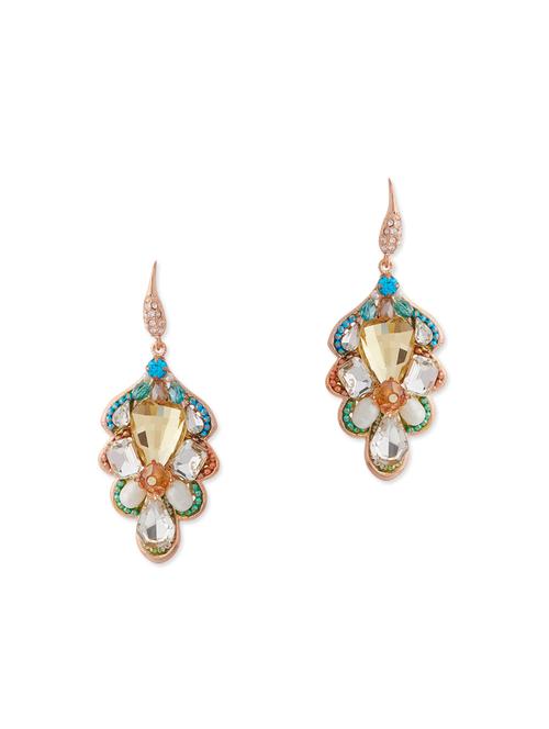 multi colored metal drop earring - 11556293 - Very Small Image - 1