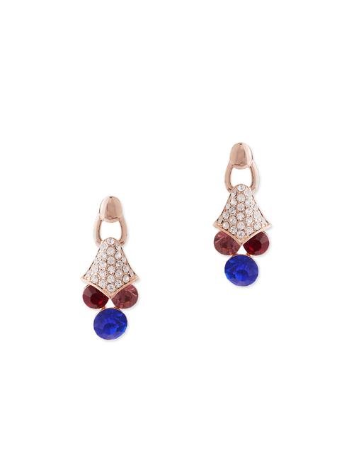 multi colored metal drop earrings - 11556299 - Very Small Image - 1