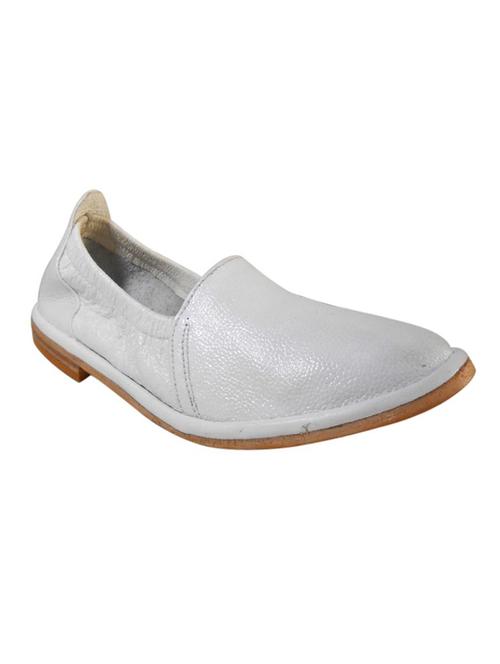 white synthetic slip on loafers - 11557876 - Very Small Image - 1
