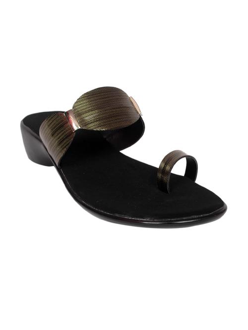 metallic faux leather sandals - 11558263 - Very Small Image - 1