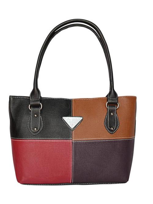 multi colored leatherette handbag - 11558567 - Very Small Image - 1