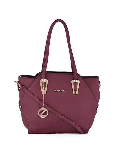 purple leatherette handbag - 11570476 - Very Small Image - 1