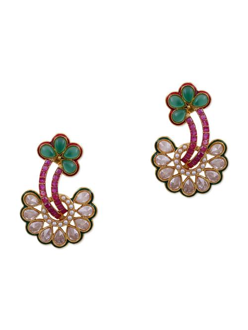 multi colored copper balli earring - 11575523 - Very Small Image - 1