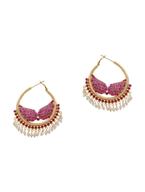 pink copper earring - 11575549 - Very Small Image - 1