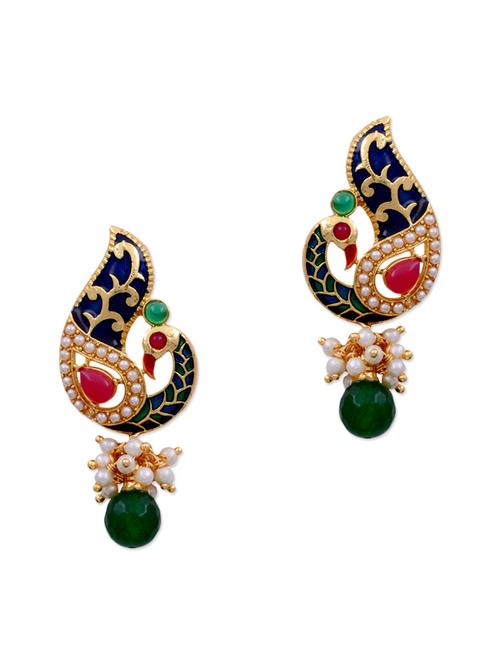 multi colored copper earring - 11575571 - Very Small Image - 1