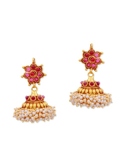 pink copper earring - 11575614 - Very Small Image - 1