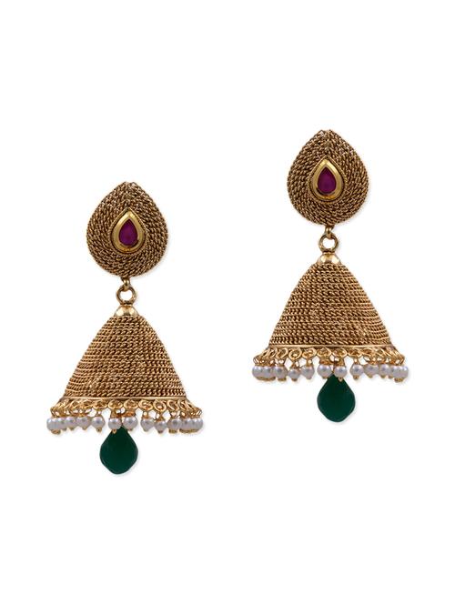 multi colored copper earring - 11575650 - Very Small Image - 1