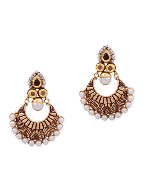 brown copper earring - 11575708 - Very Small Image - 1