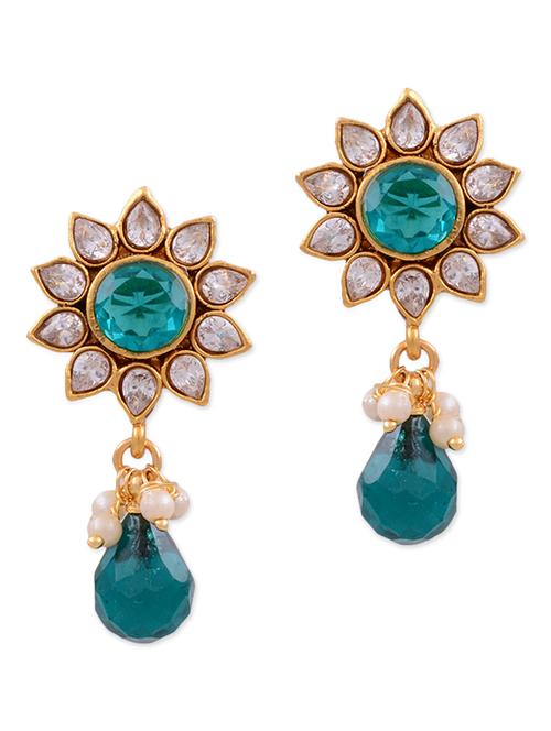 green copper earring - 11575755 - Very Small Image - 1