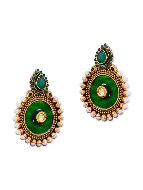 green copper balli earring - 11575788 - Very Small Image - 1