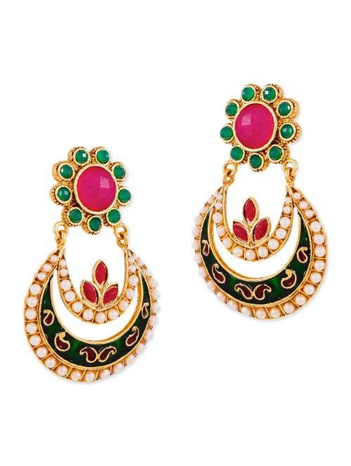 multi colored copper balli earring - 11575797 - Very Small Image - 1