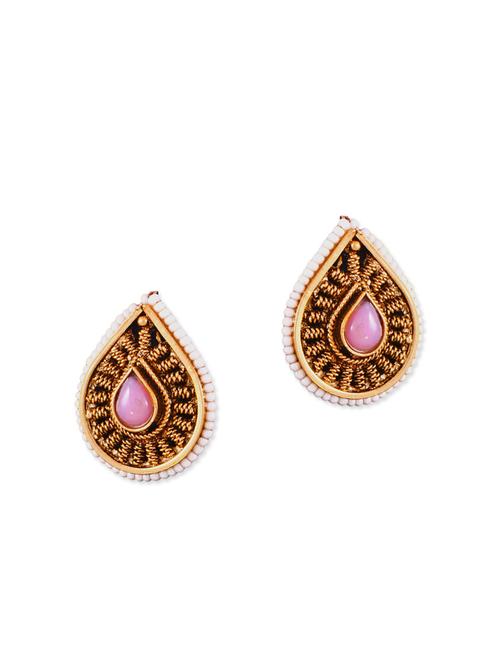 pink copper earring - 11575807 - Very Small Image - 1