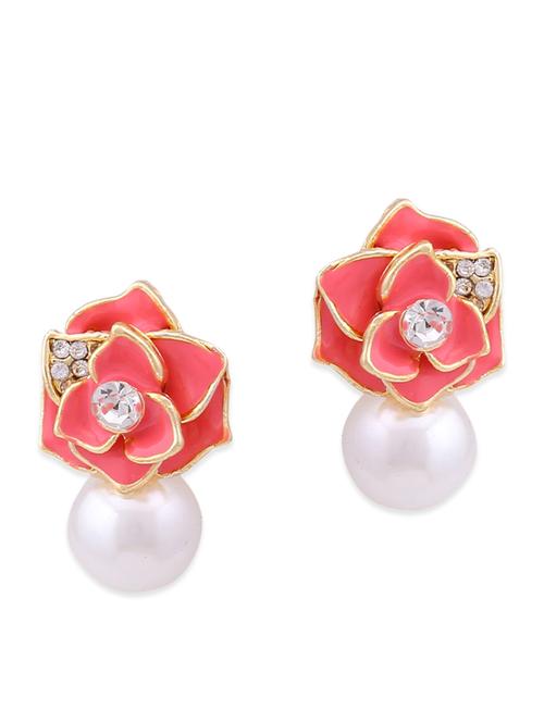 red metal studs earring - 11578864 - Very Small Image - 1