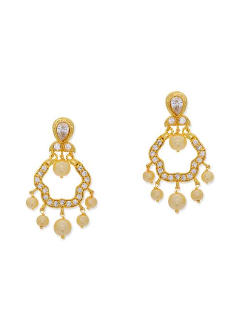 white copper chandballi earring - 11587689 - Very Small Image - 1