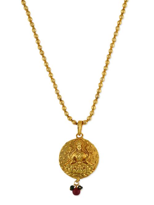 multi colored gold plated chain necklace - 11593281 - Very Small Image - 1