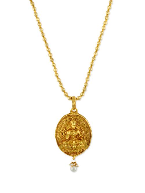 multi colored gold plated chain necklace - 11593284 - Very Small Image - 1