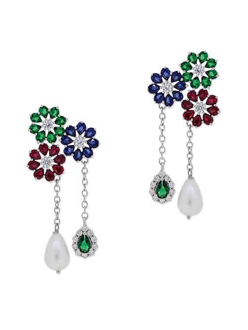 multi coloured drop earrings - 11596979 - Very Small Image - 1