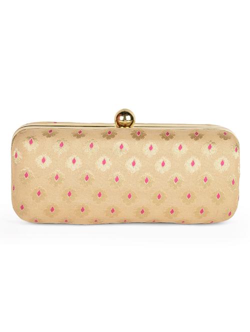 gold brocade box clutch - 1159858 - Very Small Image - 1