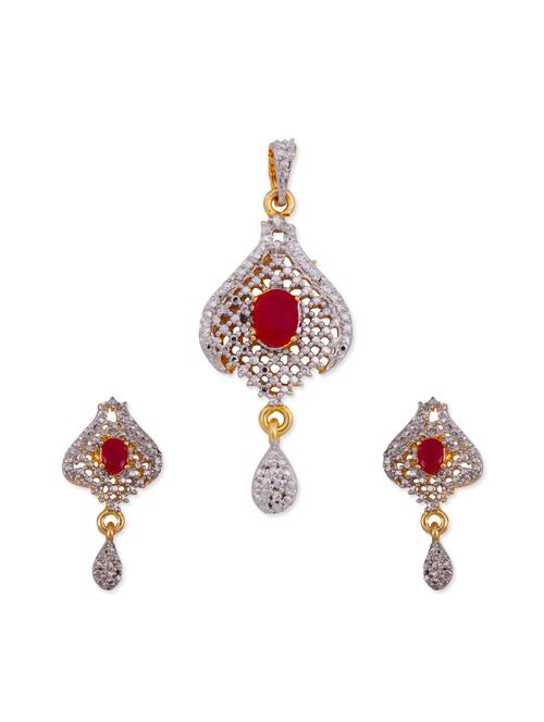 multi colored gold plated pendant - 11599064 - Very Small Image - 1