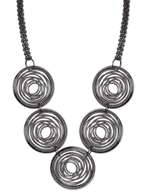 black metallic necklace - 1160120 - Very Small Image - 1