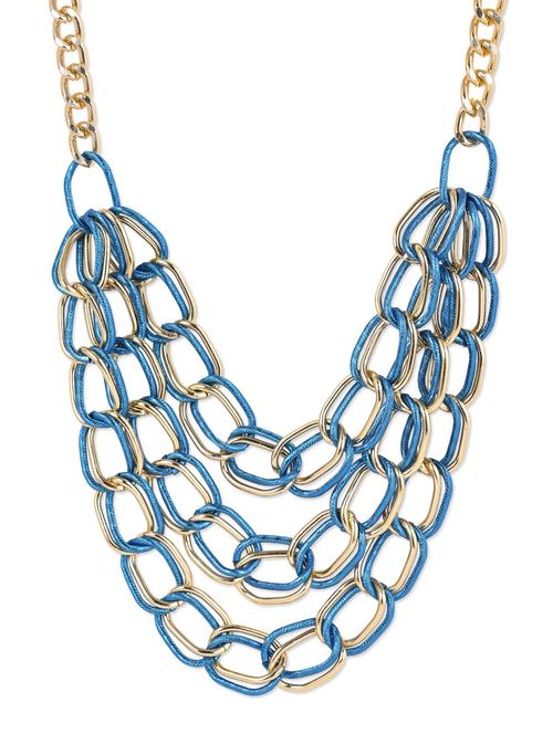 blue metallic necklace - 1160133 - Very Small Image - 1
