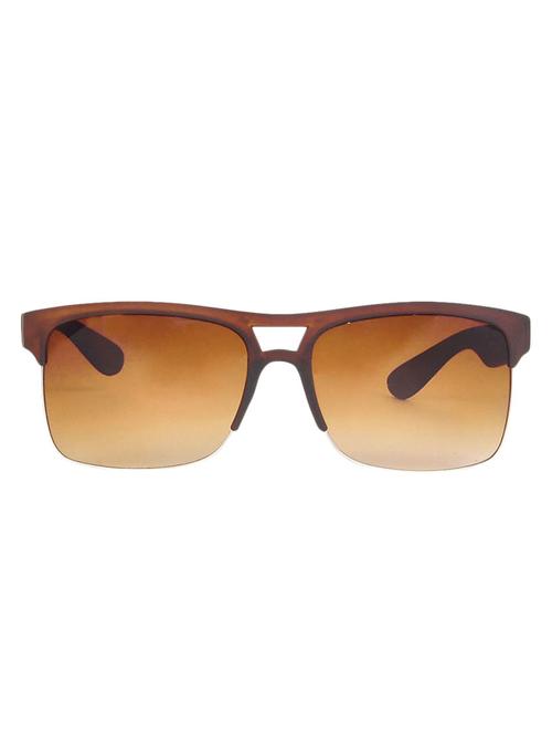 brown plastic rectangle men sunglass - 11604907 - Very Small Image - 1
