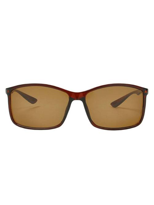 brown plastic rectangle men sunglass - 11604967 - Very Small Image - 1