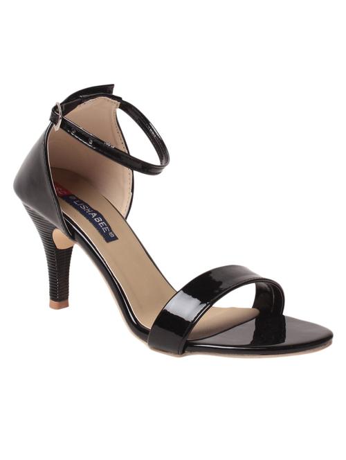 black faux leather sandal - 11605135 - Very Small Image - 1