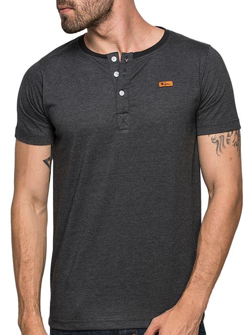 grey cotton t-shirt - 11608368 - Very Small Image - 1