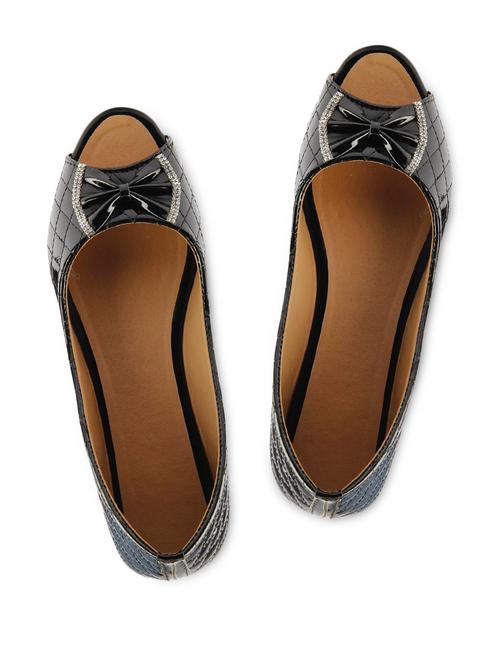 peep toe bow embellished glossy bellies - 1161299 - Very Small Image - 1