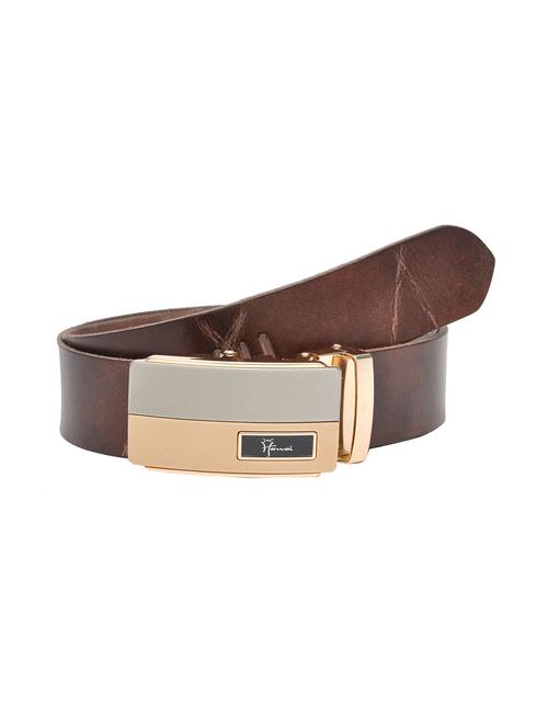 brown color, leather belt - 11614322 - Very Small Image - 1