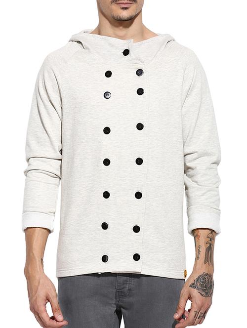 white solid casual jacket - 11614720 - Very Small Image - 1